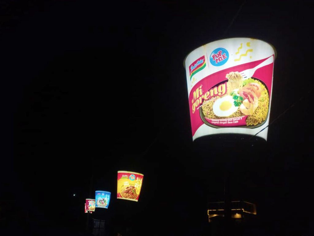 Pembuatan Neon Box Custom Indomie Distrindo Jaya
